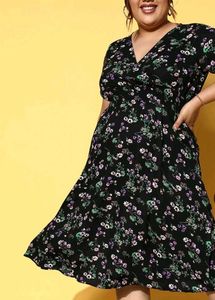 Floral Print Midi Dress