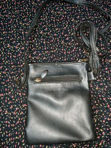 Vintage Black Crossbody Bag