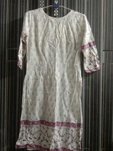 Cotton Kurti With Dupatta