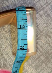 Party Wear Women Golden Shin Heels Sandal👠