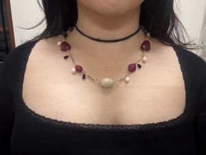 Beaded Gemstone Necklace