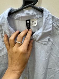 H&amp;m Sky Blue Shirt
