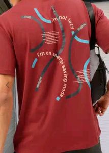 🔥 Graphic Print Tee - "Energy Saving Mode"
