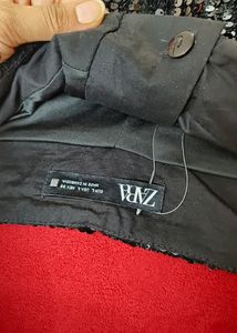 ZARA SEQUIN BLACK SHORTS FOR WOMEN