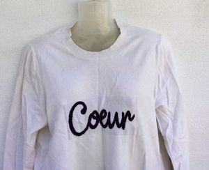 WHITE COREAN SWEATER