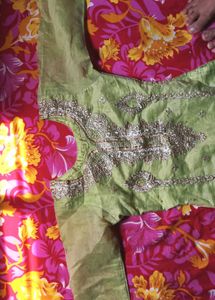 Beautiful Embroidered Plazo Jample Set