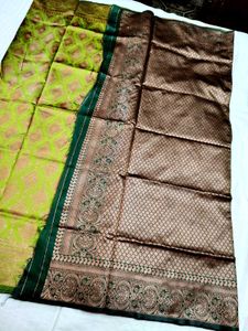 South Silk Saree With Blouse Piece