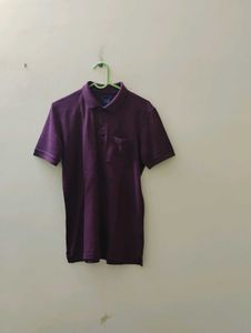 Polo Neck Peter England T Shirt