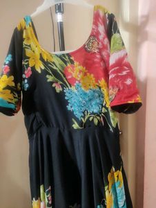 Flared Dress..BLACK