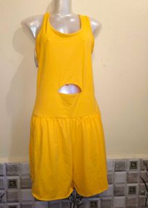 🆕🎁Buy 2 Get 1 Free🎁Size M/ Yellow Swimsuit