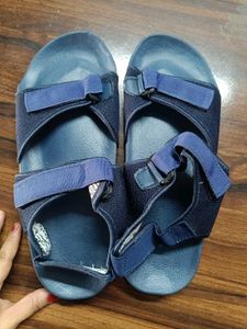 Blue Adjustable Sandals