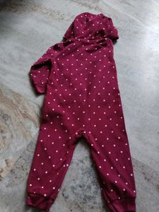 Cute Polka Dot Baby Romper