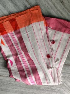 White Cotton Saree