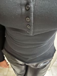 Black Long Sleeve Top