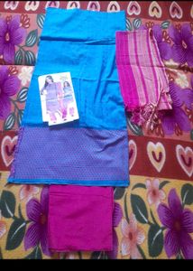 Unstitched Cloth Fir Complete Suit For Women.