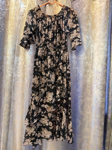 Floral Print Maxi Dress