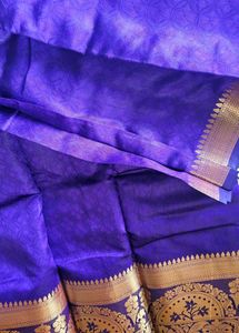 Soft Silk Purple Saree