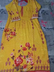 Beautiful Yellow Suit With Duppatta