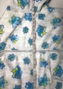 Floral Print Hooded Jacket