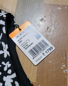 Black And White One Piece Cute Dress