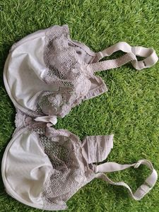 Grey Designer Wired Bra