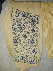 Kids Denim Dress &amp; Floral Set