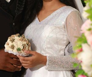 Elegant Beaded Wedding Gown