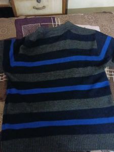 Striped V-Neck Sweater