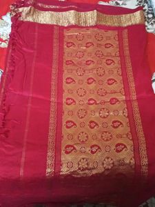 Maroon Red Wedding Saree