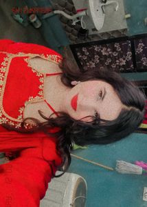 Burgundy Indian Frock