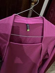 Pink Bodycon Suit