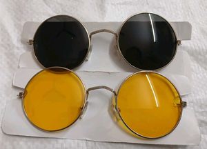 Retro Round Sunglasses - 2 Pairs!