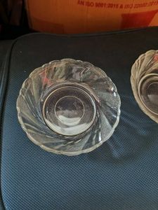 Glass Dinnerware Plate Set of 2