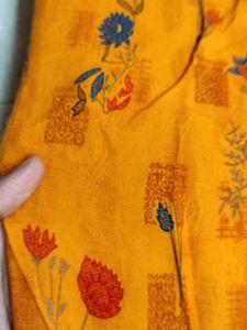 Mustard Yellow Kurti, For Daily Wear.