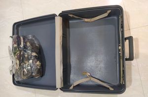 Suitcase with Cover And Key Lock