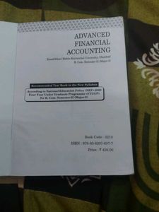 Advanced Financial Accounting