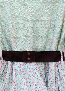 Blue 💙 Beautiful Dress With Belt
