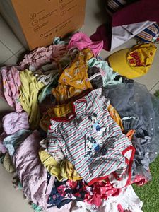 Clothing Bundle - 0 To 2 Yr - 50 Pcs