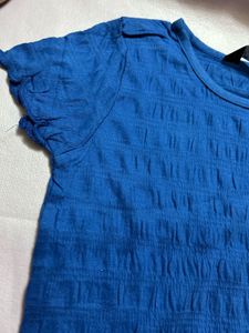 Combo Of Textured Ruffle Tee