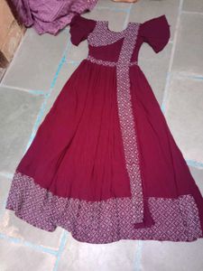 Wedding Gown With Embroidery