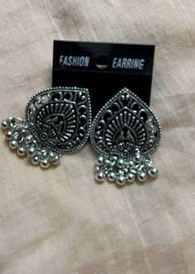 Oxidised Jhumka Earrings✨