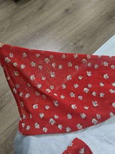 Floral Tie Front Crop Top