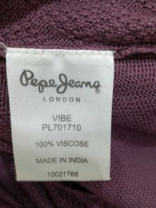 Purple Top For Women By Pepe Jeans