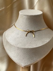 Bow Neckchain Anti-tarnish
