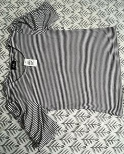 Striped Puff Sleeve Top