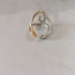 Two-Tone Statement Ring