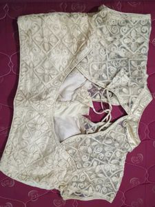 Blue Embellished Saare