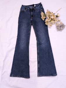 H&M Blue Flared Jeans