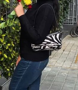 Zebra Baguette Bag