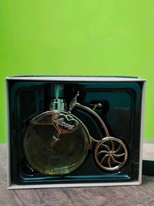 Perfume Rose Gold  In Bicycle Model Bottle